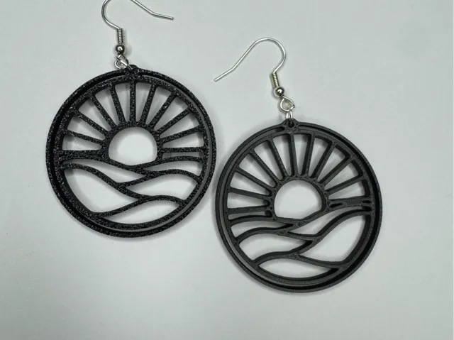 Sunrise Wave Earrings