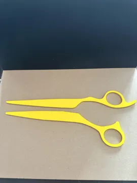 Letrero o emblema decorativo: Hairdresser Shears Hair Pin — vista de referencia 4