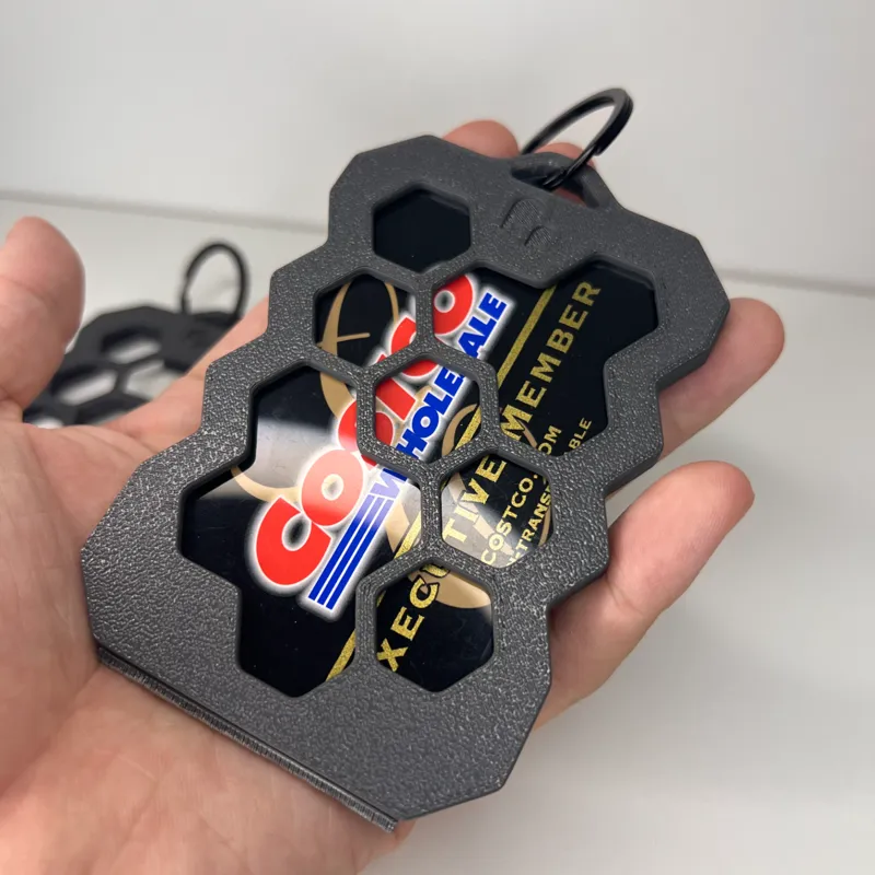 Hex/Hive/Tactical Card holder 蜂窝纹路卡套一体打印