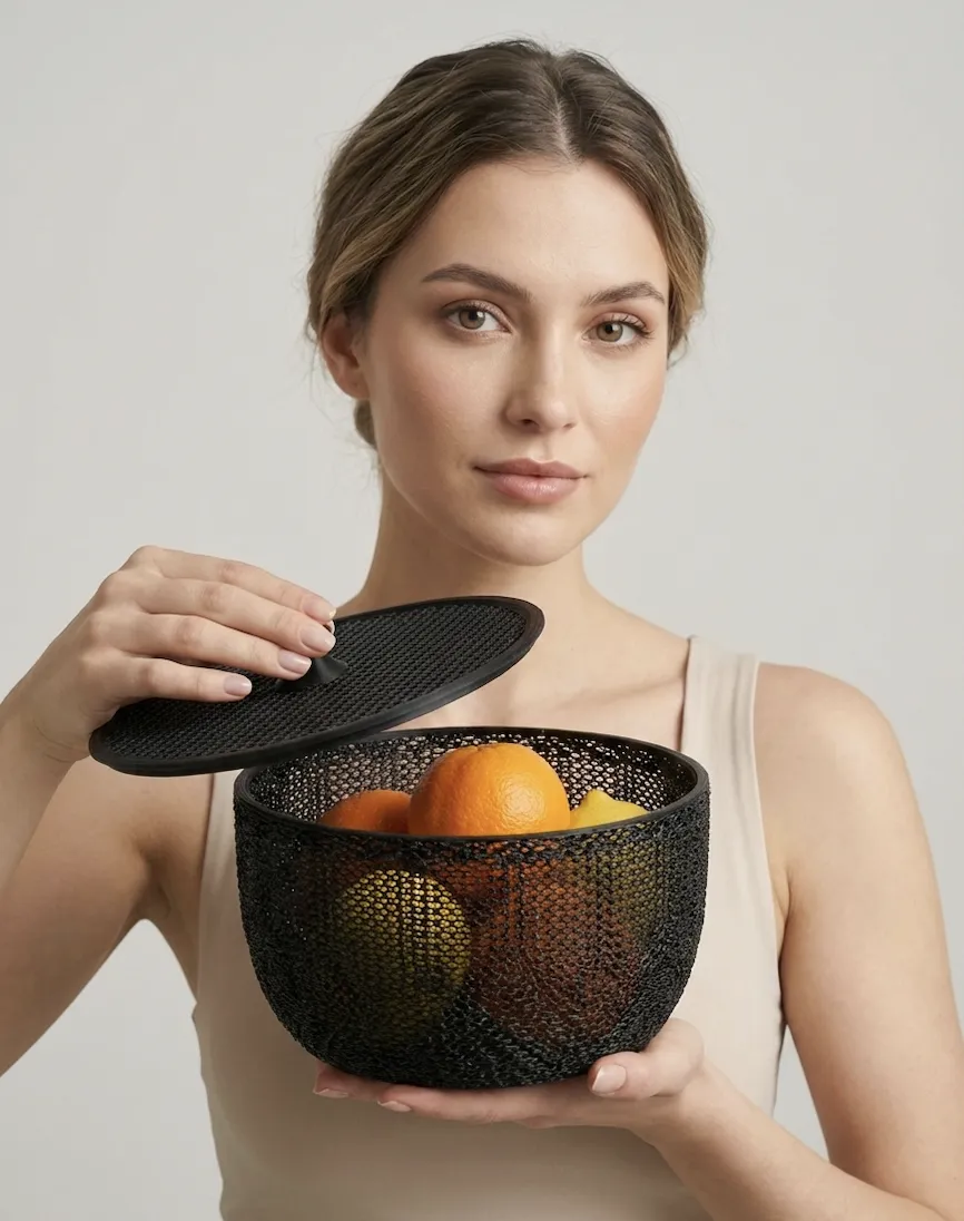 Cocktail Bar Mesh Basket | Citrus & Fruit Holder view 3