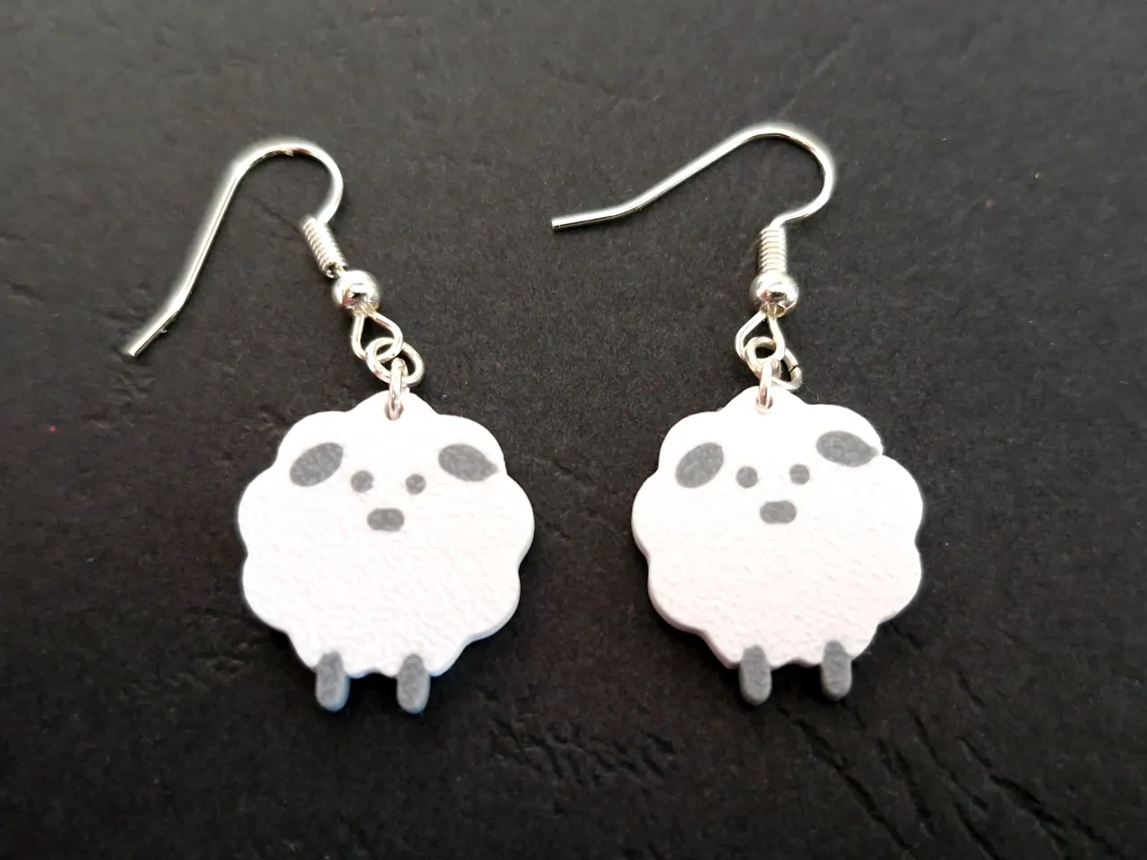 Sheep earrings Animal Collection "La oveja" view 3