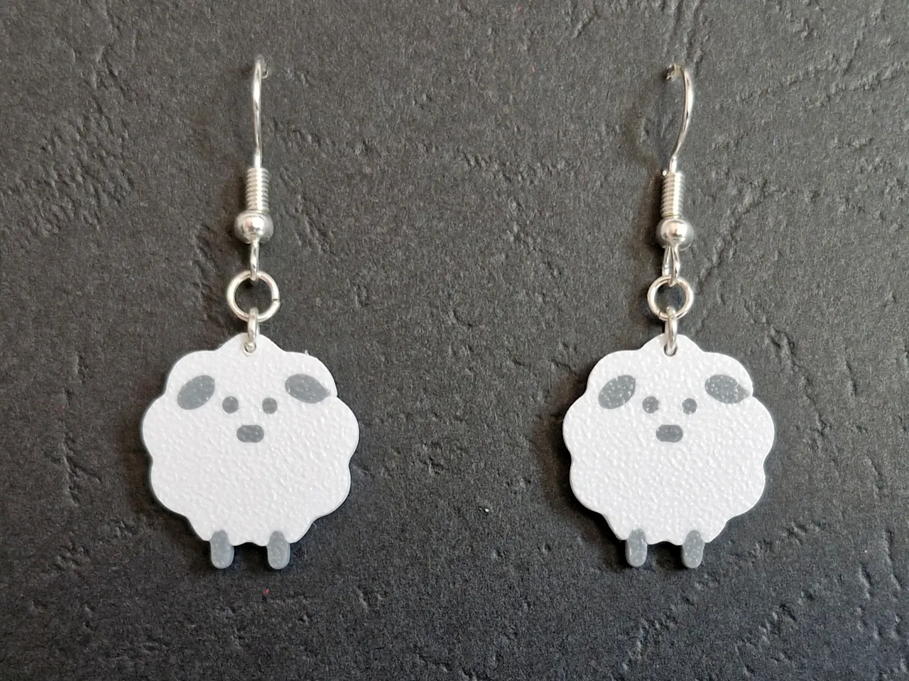 Sheep earrings Animal Collection "La oveja" view 2