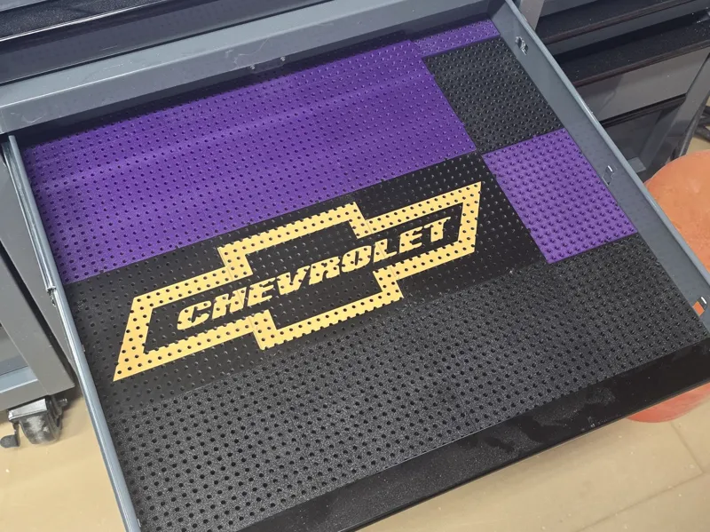 Chevrolet Logo – 3‑Plate Toolgrid Insert