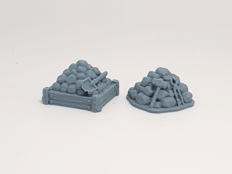 Blacksmith's Coal Piles 3D model