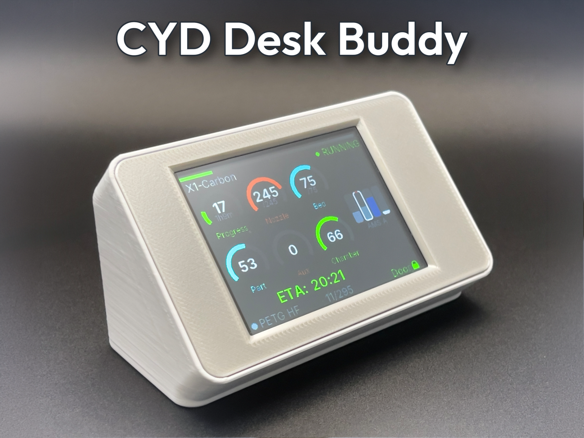 CYD Desk Buddy for Bambu Lab / Home Assistant