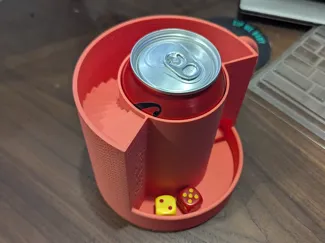 Drink Can Dice Tower