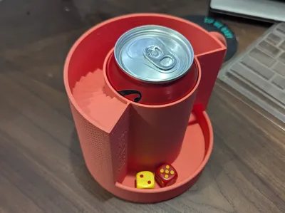 Drink Can Dice Tower