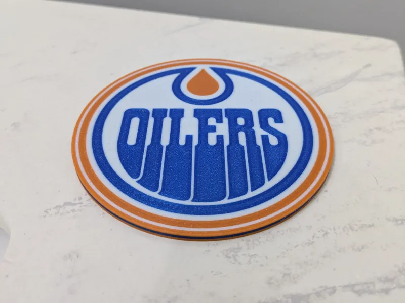 Edmonton Oilers Coaster - Thin 3mm