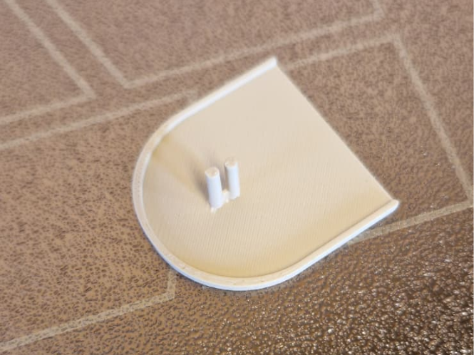 Adria Twin Screw hole cover plate