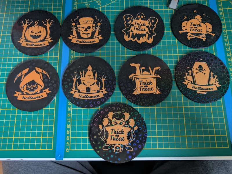 Halloween Coaster 100mm