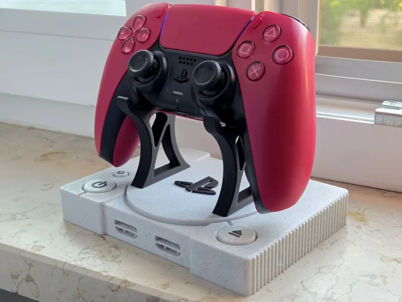 PS5 Controller Stand - PS1 Design 3D