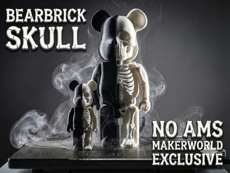 BEARBRICK SKULL (NO AMS)