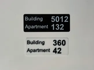 Customizable Apartment Signboard