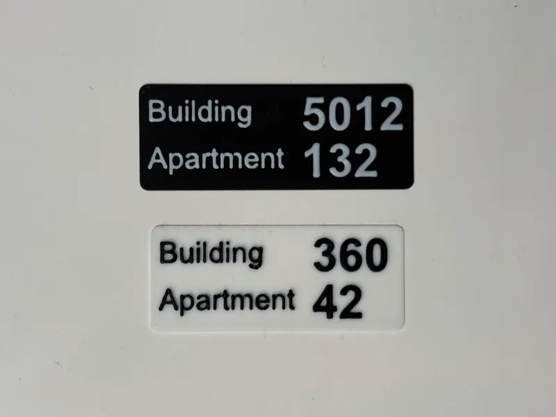 Customizable Apartment Signboard