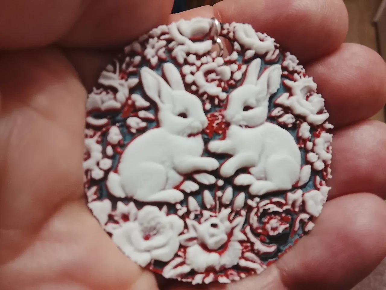 Pendientes Conejo de Pascua view 3