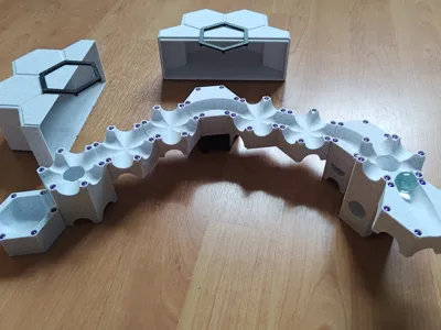Hexagon 18mm Marble Run