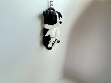 Llavero: Sweet Border Collie Keychain — vista de referencia 3
