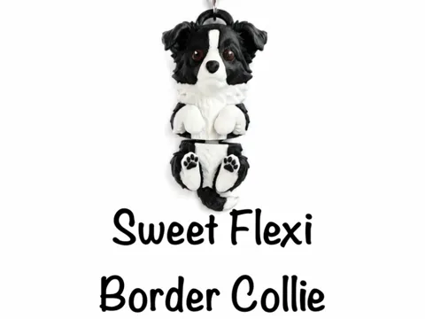 Llavero: Sweet Border Collie Keychain — referencia de MakerWorld