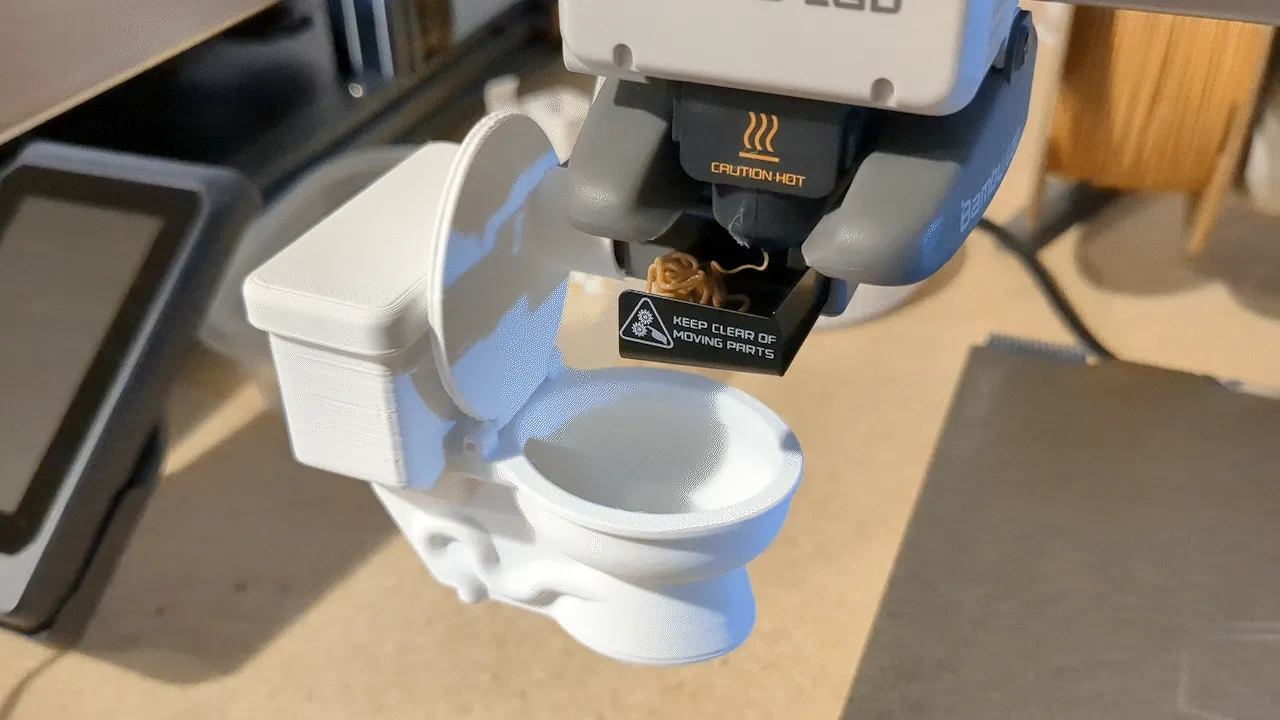 The BamPoo - Filament Poop Catcher for A1/A1 Mini view 3