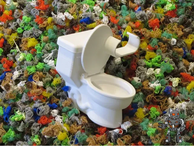 The BamPoo - Filament Poop Catcher for A1/A1 Mini
