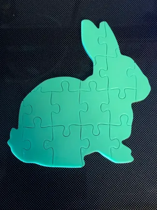 Easter bunny puzzle