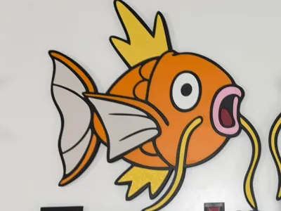 Magikarp Wall art. No AMS
