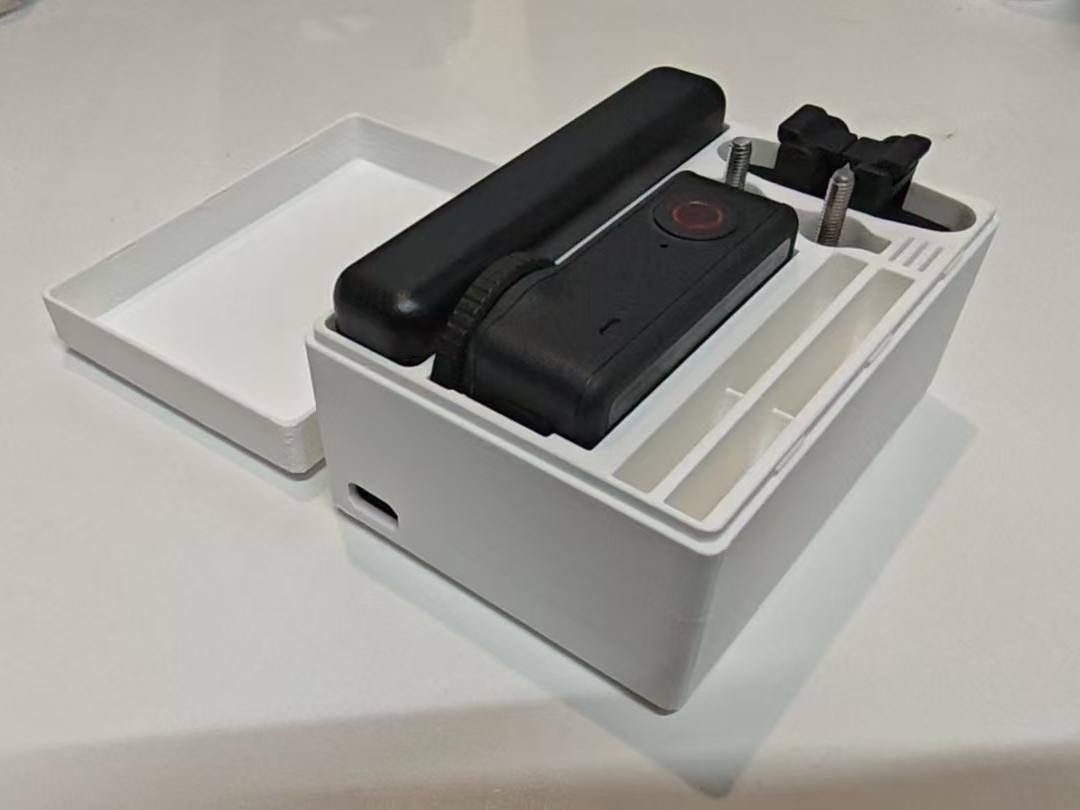 Miniatura 1 do modelo 3D 【免五金】大疆运动相机DJI ACTION6 收纳保护壳带ND收纳