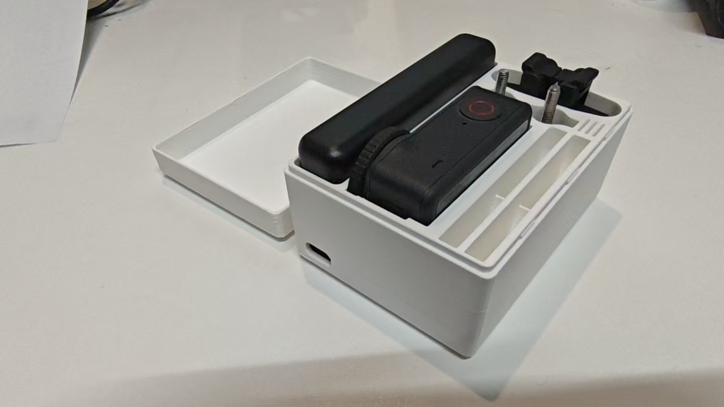Miniatura 2 do modelo 3D 【免五金】大疆运动相机DJI ACTION6 收纳保护壳带ND收纳