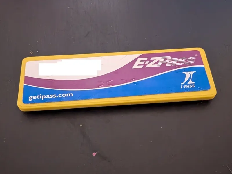 EZPass/IPass sticker transponder mount