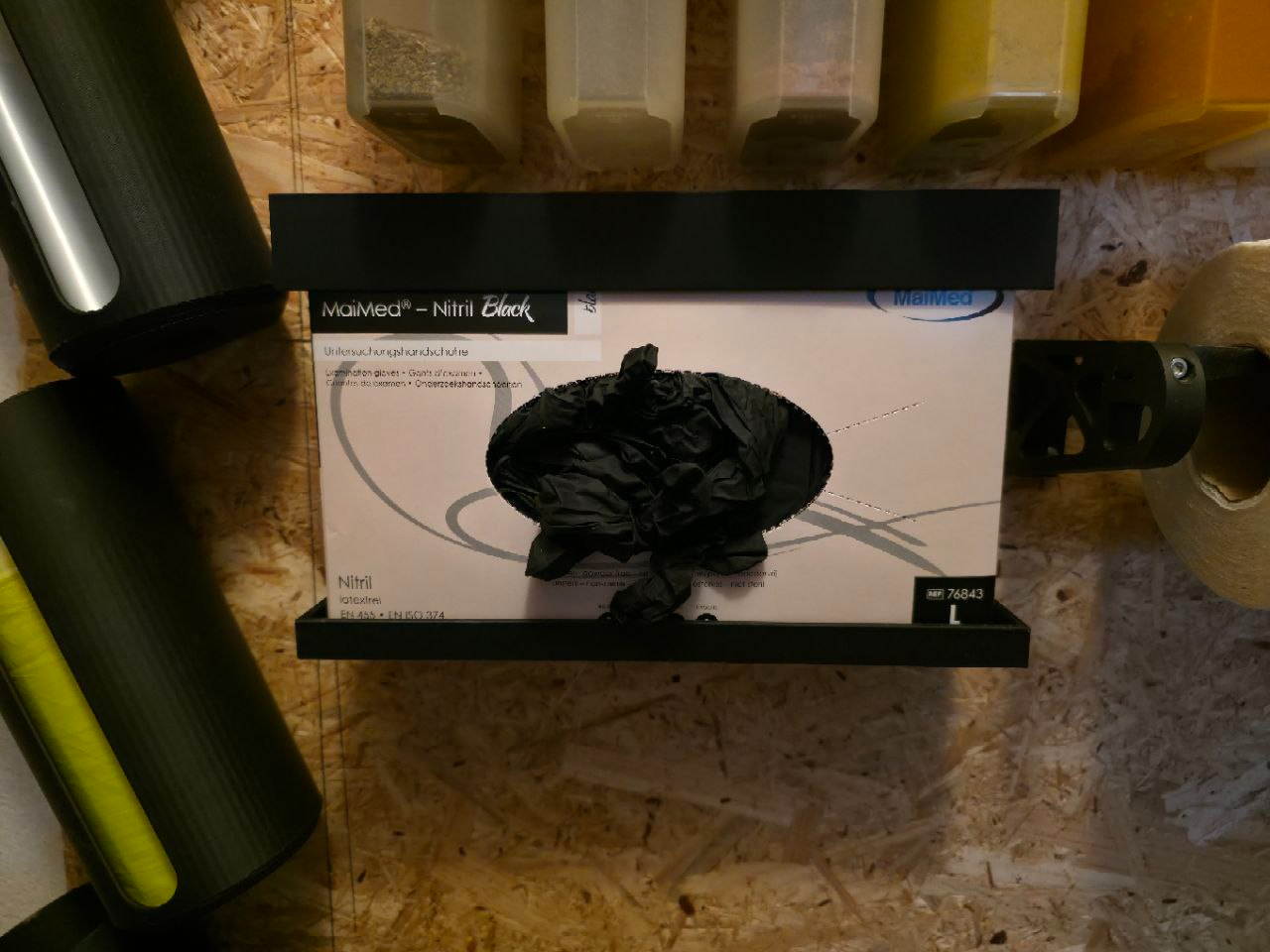 Front-Load Disposable Glove Box Holder