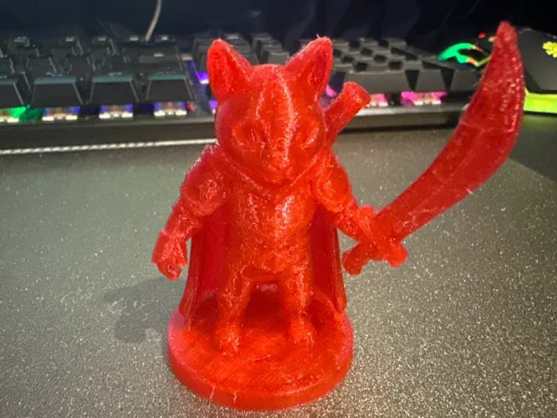 Mini warior cat