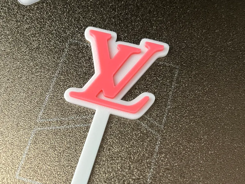 LV Cupcake / Cake Topper