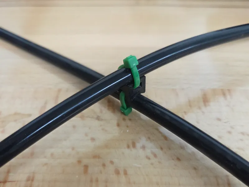 90 degree zip tie block