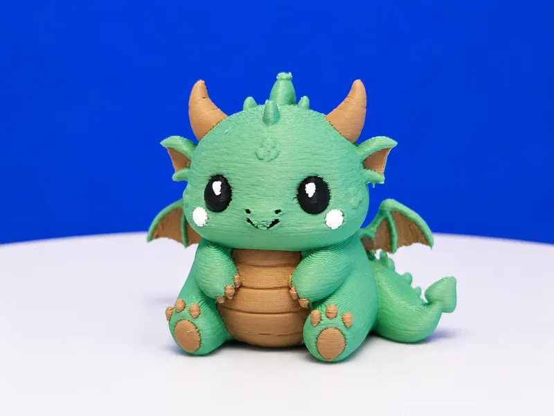 Cute Chubby Dragon Figure