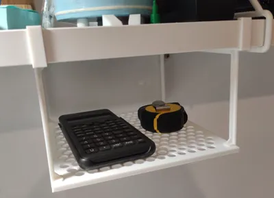 Additional Mini Shelf Under IKEA Bergshult Shelf