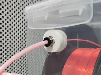 Knurled PC4-M10 filament pass through with nut