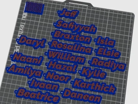 Keychain names 2 