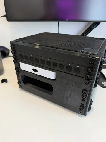 Soporte: 1U UCG Ultra/Max 10 inch rack mount 4x keystones — vista de referencia 4