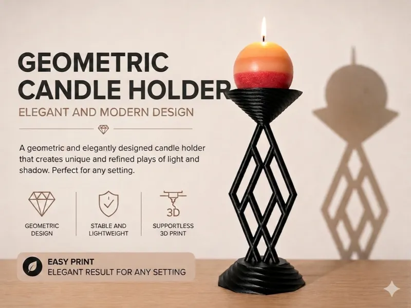 Geometric Candle Holder