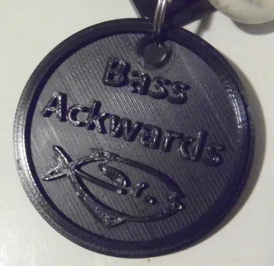 Keychain Bass Ackwards