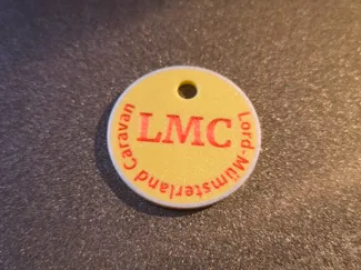 LMC  Schlüsselanhänger rund Flachdruck