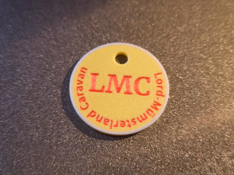 LMC  Schlüsselanhänger rund Flachdruck