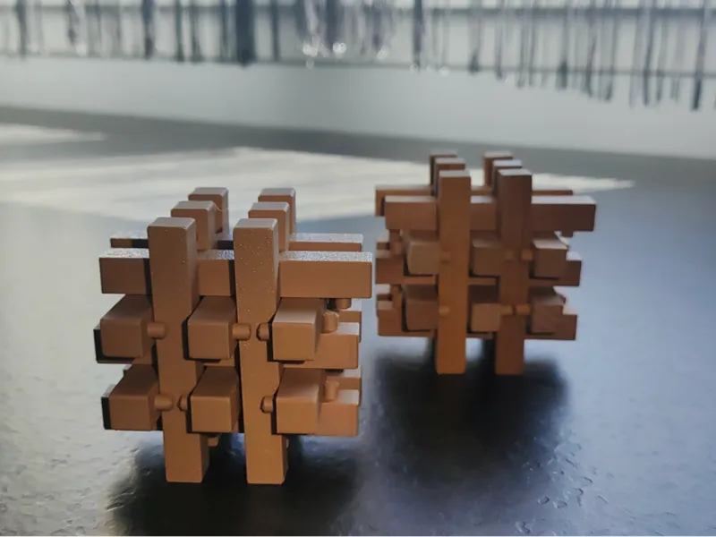 Puzzle d’Assemblage Bois Chinois – 18 pièces