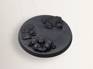 Miniature Base with Skulls