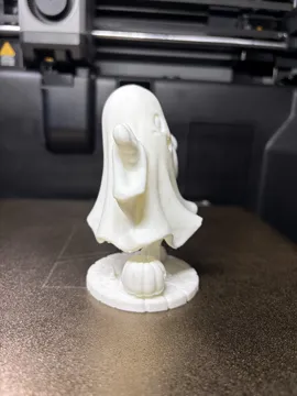Adorno temático: Cute Halloween Ghost – Pumpkin Spirit Decoration — vista de referencia 4