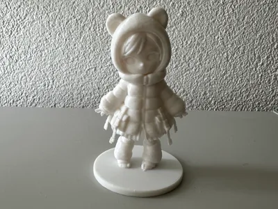 Diana Fluffy Chibi Figure | PRAGMATA