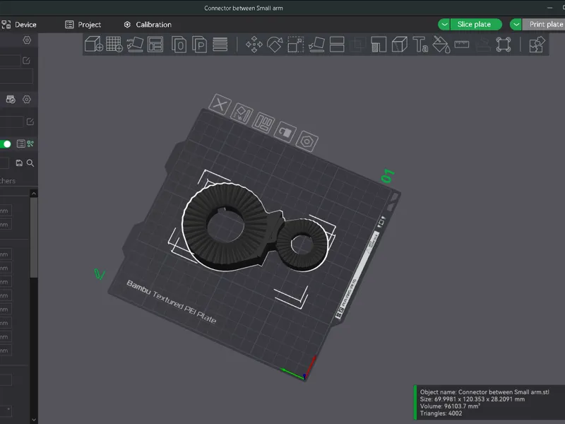 Multifunction connector for small arm