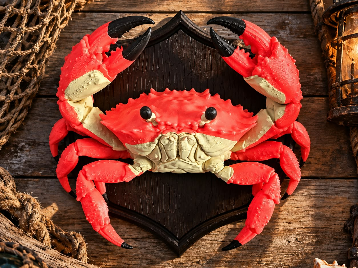 Trophée crabe géant 3D model