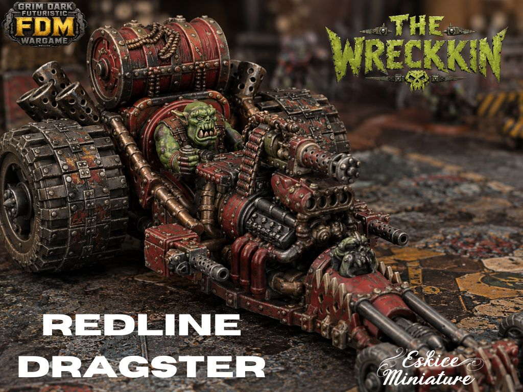REDLINE DRAGSTER – The Wreckkin – 32mm Grim Reach - 1