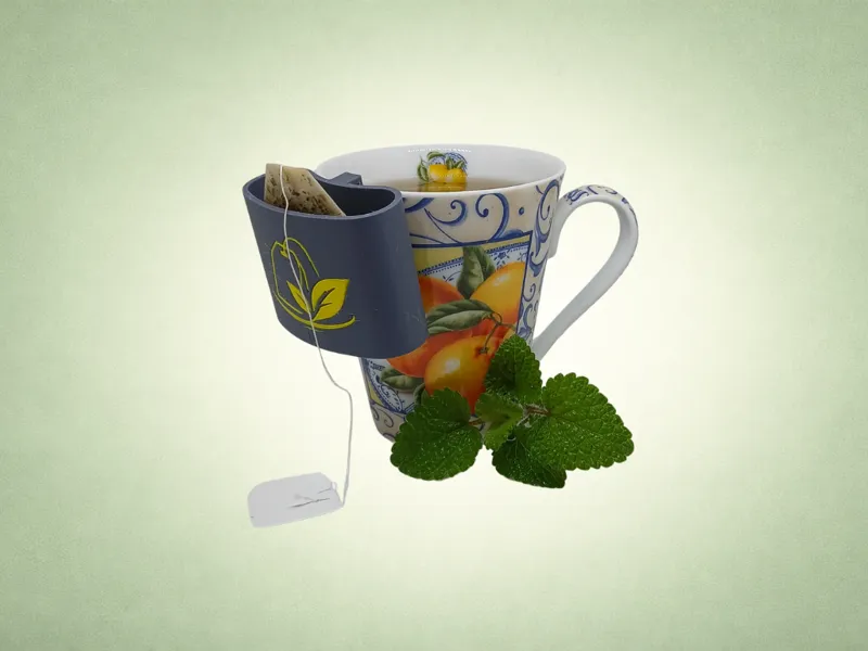 Cup Mounted Tea Bag Holder